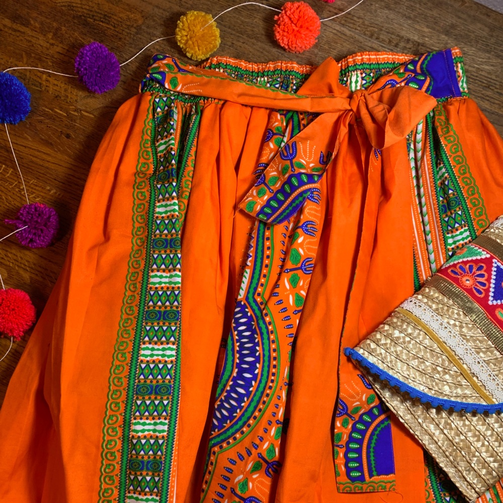 Step In Style Print Floor Length Skirt - image 1